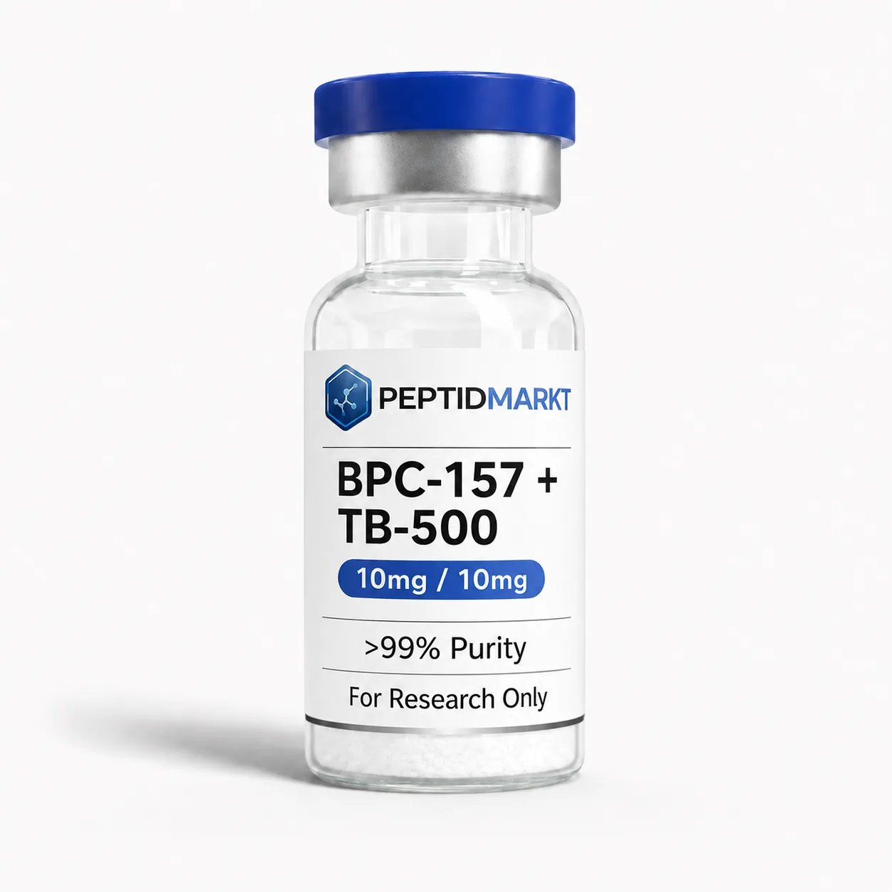 BPC-157 + TB-500 Blend Vial — 10 mg / 10 mg, lyophilisiert