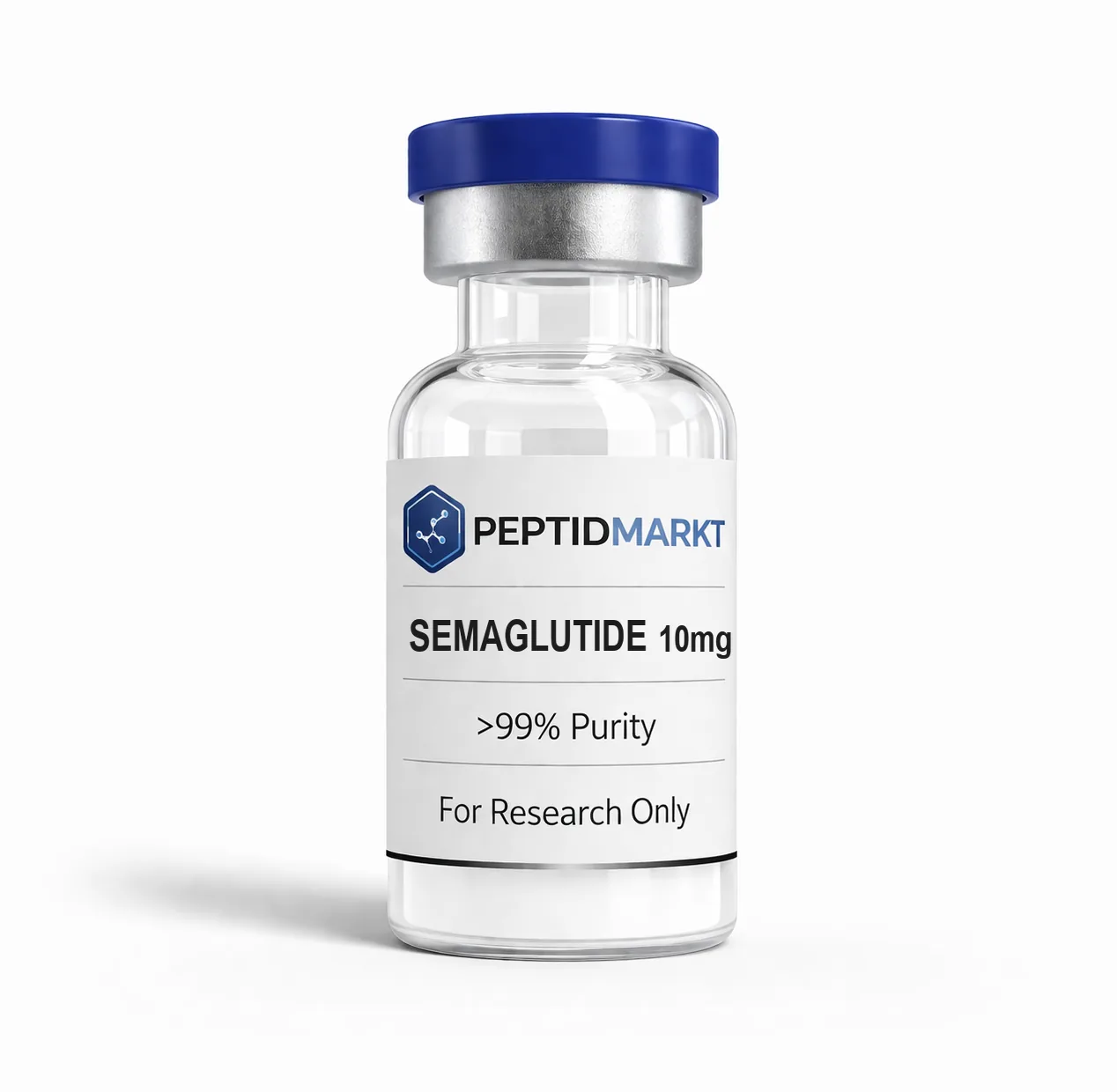 Semaglutide 10 mg Vial — GLP-1-Rezeptor-Agonist, lyophilisiert